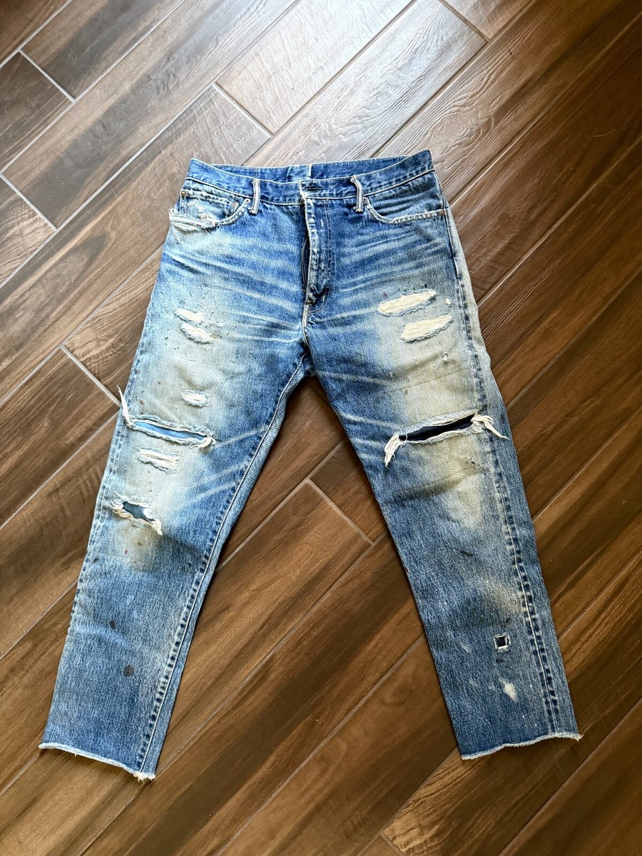 VISVIM SS JORNEYMAN PANTS TACKED DMGD-27 Visvim - Journeyman Pants Tacked Crash | HBX