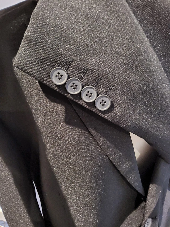 GEORGE Men's Black Suit Jacket Size 42S - Image 3 of 4