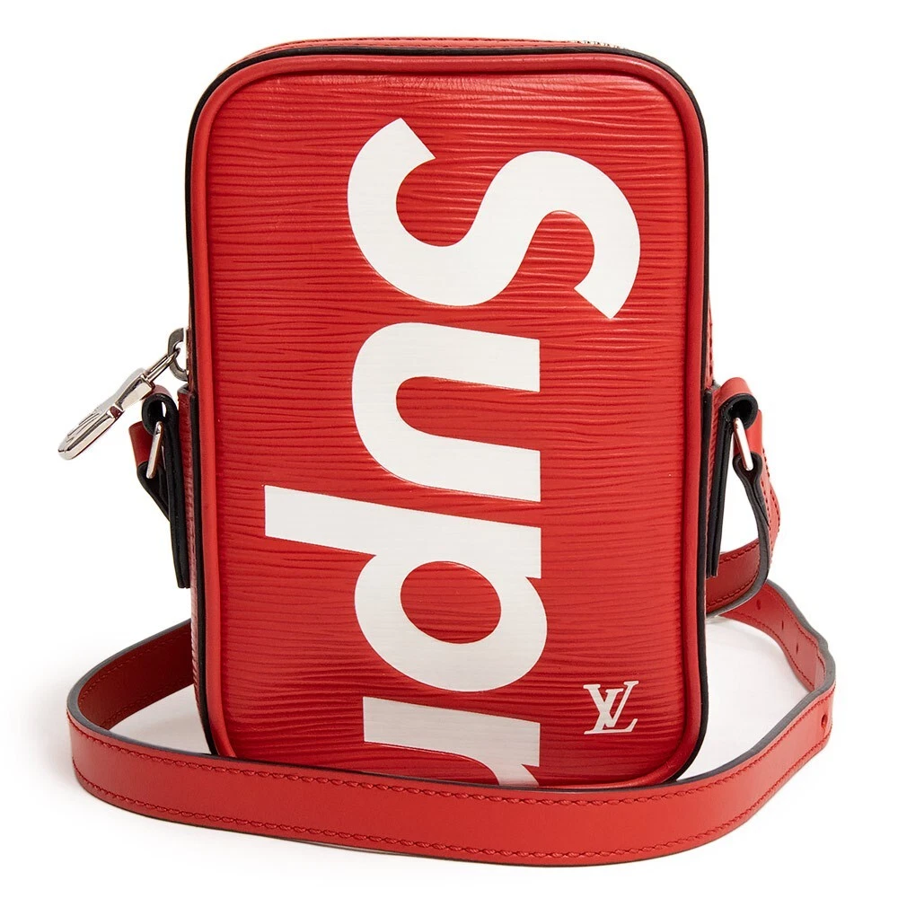 Louis Vuitton Supreme Red EPI Danube