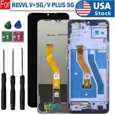 For T-Mobile REVVL V / V PLUS 5G LCD Display Touch Screen Digitizer Frame Tools