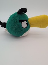 Angry Birds Hal Toucan Green Bird 5 Plush 2009-2012 Commonwealth Rovio No Sound