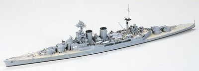 1/700 HMS Hood Battleship & E Class Destroyer Battle of Denmark Strait Waterline