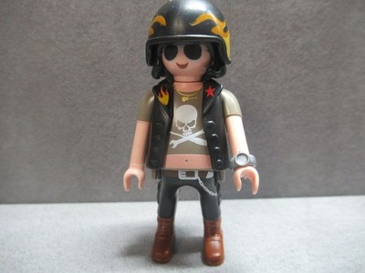 Playmobil Figuren | Rocker | schwerer Junge | Motorradfahrer