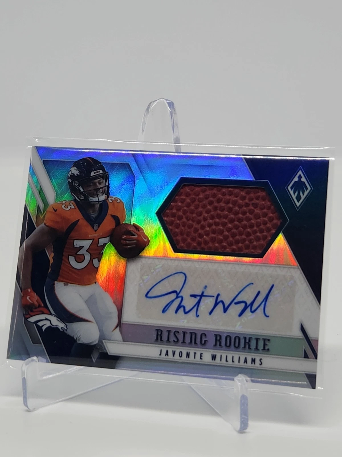 Javonte Williams Panini Phoenix Rising Rookie Material Signatures #JWI Base