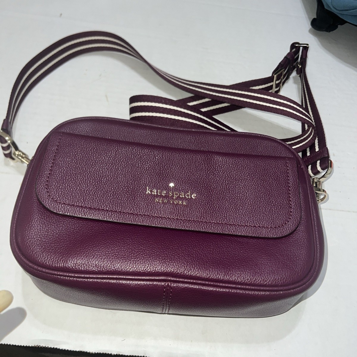 kate spade Plum Pebbled Leather Mini Backpack - Deep Berry Kate Spade Brynn Leather Crossbody Bag (Deep berry  main image 2