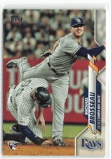 2020 Topps Michael Brosseau RC Tampa Bay Rays #133