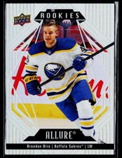 2022-23 Upper Deck Allure #142 Brandon Biro Buffalo Sabres Rookie