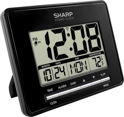 Atomic Desktop Clock Digital Alarm with Temperature