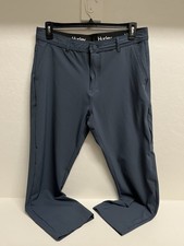Hurley Men's Water Repellent Hybrid Performance Tech Stretch Pants Blue 34 x 30