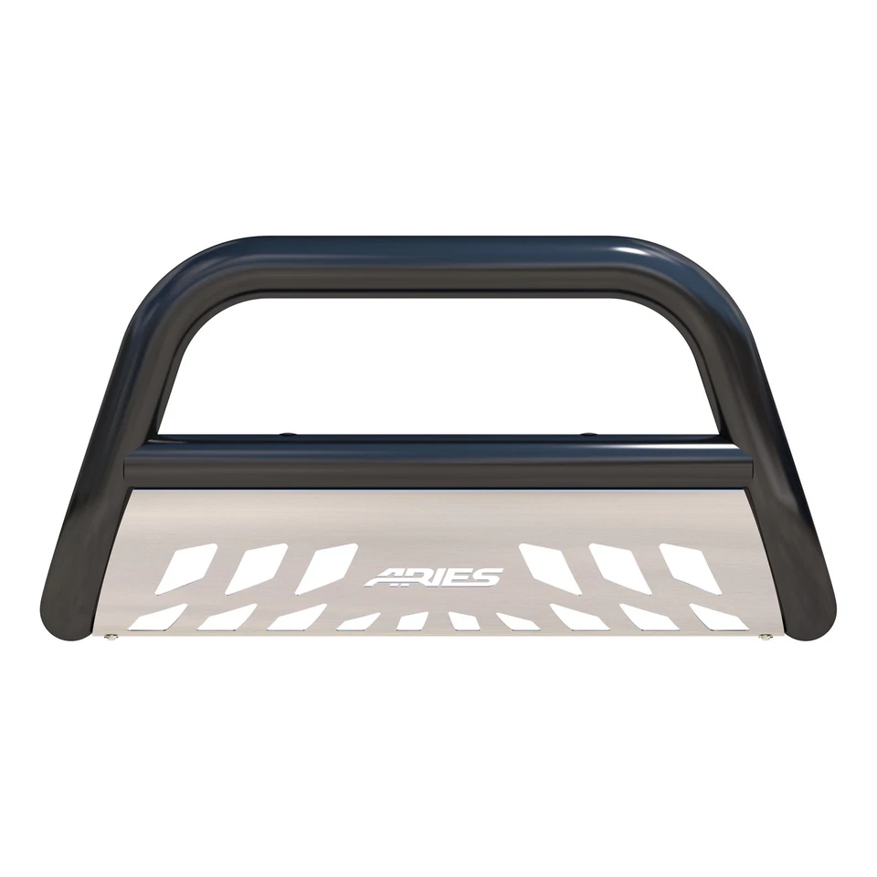 Aries 3in Black Bull Bar Brush Guard W/ SS Skid Plate for 11-16 Ford Explorer Foto 3 de 4