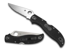 Spyderco Knives Stretch 2 XL Lockback C258SBK Full Serrated VG10 Steel