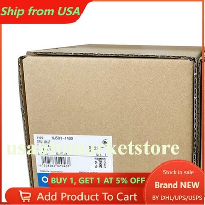New Omron NJ501-1400 Sysmac NJ5 CPU NJ501 1400 NJ5011400 CPU UNIT US STOCK