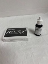 Ranger AIP31468 Archival Ink Pad Jet Black  Refill NEW  Sealed