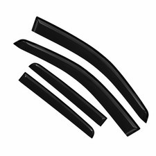 Schwarz PC Windabweiser für Ford Ranger T6 T7 T8 2012-22 Regenabweiser Klebeband