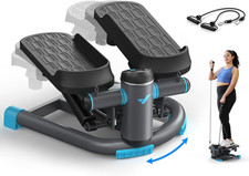 Mini Stepper Fitness 2 in 1 per La Casa,Altalena Silenziosa Twister Da 150 Kg Co