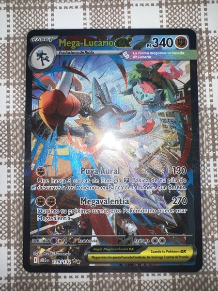 Mega Lucario EX 179/132 | Megaevoluciones | Pokémon