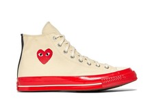 Converse Comme des Garçons Play x Chuck 70 High 'Pristine Red' A01794C Shoes