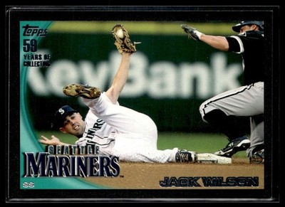 2010 Topps Black Jack Wilson 49/59 Seattle Mariners #411