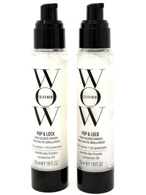 Color Wow Pop and Lock Crystallite Shellac High Gloss   1.8oz  2-Pack No Cap