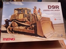 Preowned Meng  1.35 D9R Armoured Bulldozer Unfinished Project Rework Kit