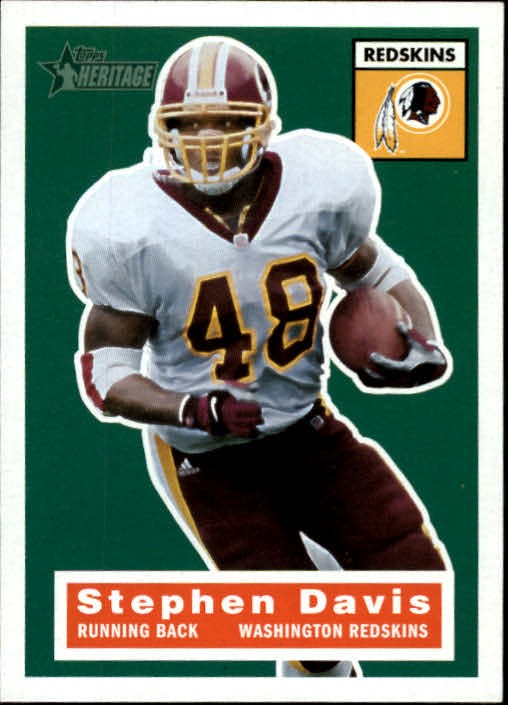 2001 Topps Heritage #13 Stephen Davis - FB