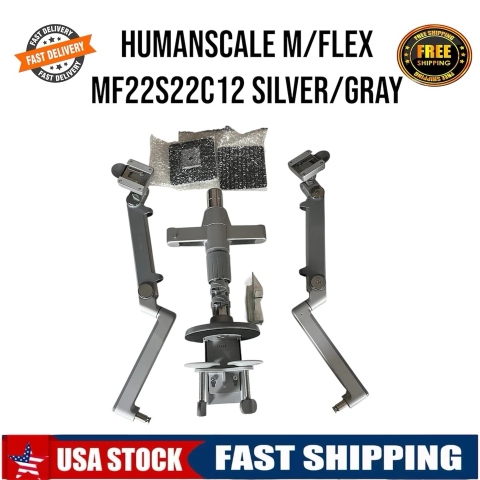 🔥🔥Humanscale M/Flex  W/ M2 Dual Monitor Arm💥Please Read Description 🔥🔥 - Image 2 of 3