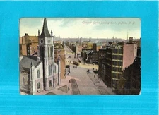 Vintage Postcard-Genesee Street Looking East, Buffalo, New York