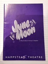 June Moon Programme Hampstead Theatre, Lardner & Kaufman maria gough adam godley