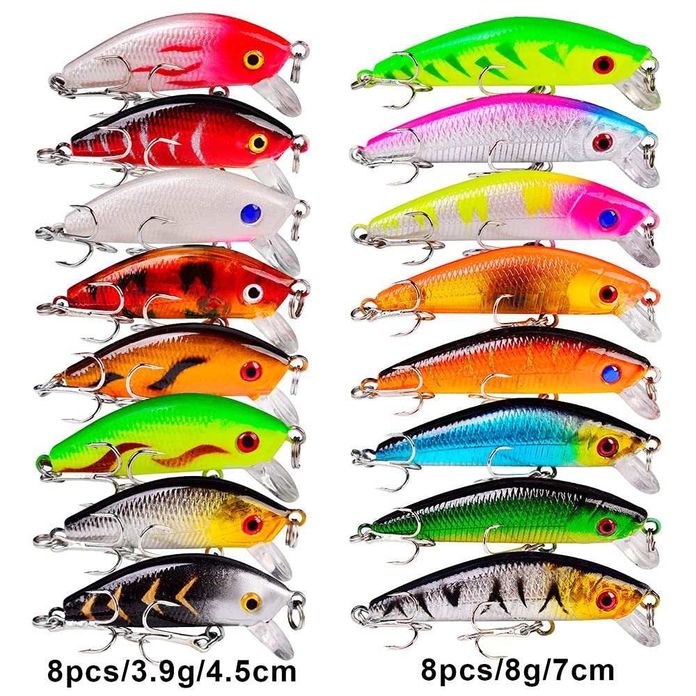 Bass Fishing Lures Kit: Topwater, Crankbait, Swimbait for Saltwater/Freshwater - Image 7