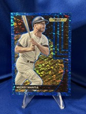 2024 Topps Update Series Mickey Mantle BG-23 Black Gold Blue Foil