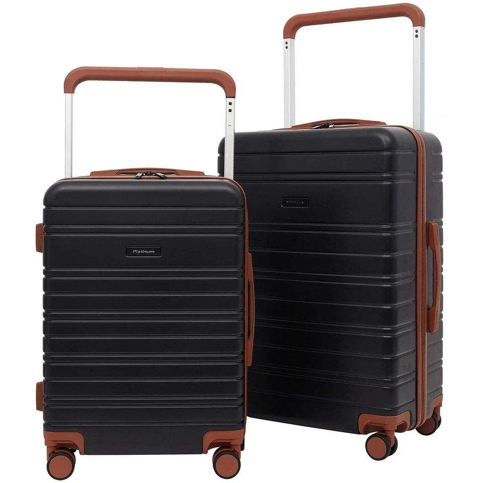 20" Navigate Luggage, Black, 2PC Set - Image 2 of 4