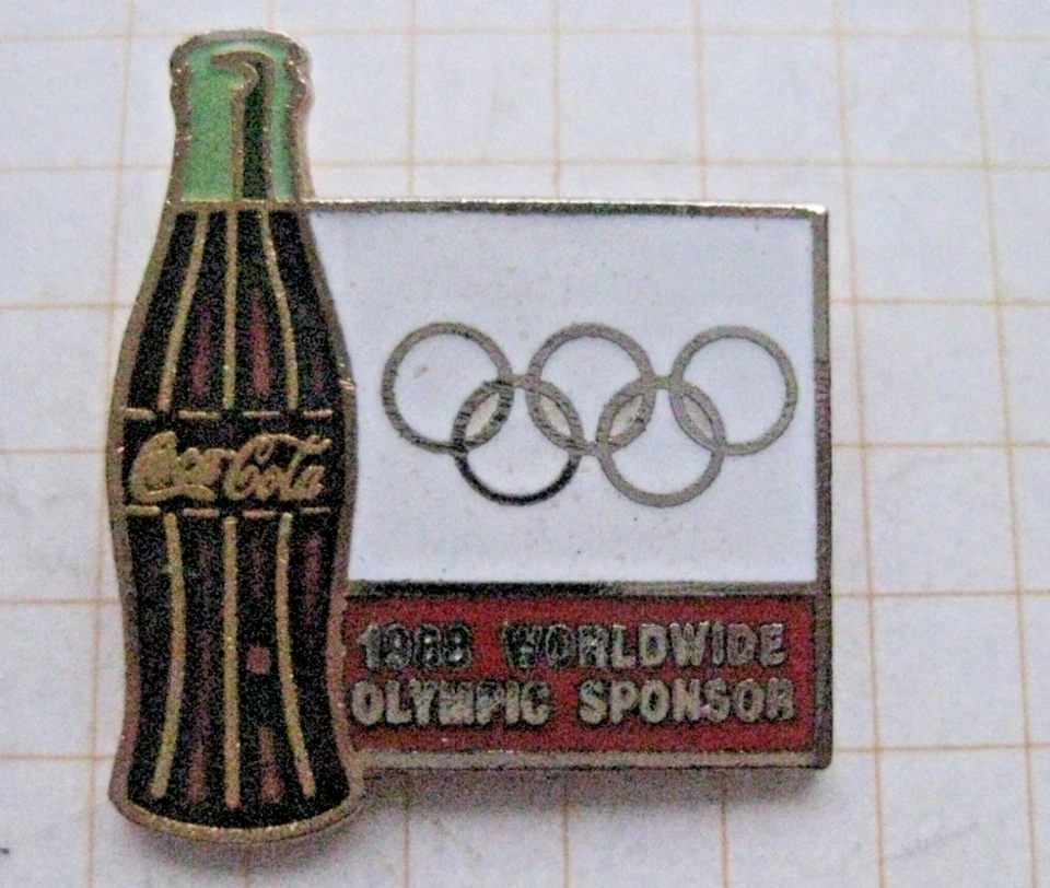 COCA - COLA / SEOUL 1988 OLYMPIC GAMES SPONSOR BOTTLE ......... Sport Pin (134k) - Bild 1 von 1