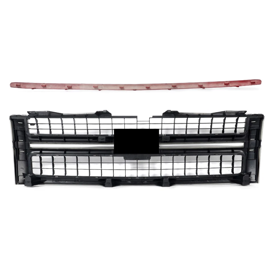 Front Grille Assembly Victory Red For 2007-2010 Chevrolet Silverado 2500 3500HD Foto 4 de 4
