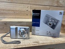 Sony Cyber-shot DSC-S2100 12.1MP Digital Camera Silver Point Shoot AA W/4GB Card