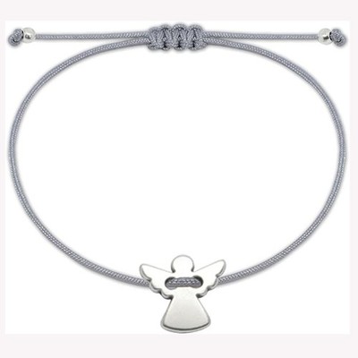 Angel bracelet hand-woven adjustable stainless steel pendant colorful single 