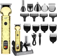 Beard Trimmer for Men, Portable 6 in 1 Hair Clippers,Waterproof Cordless Hair Cl