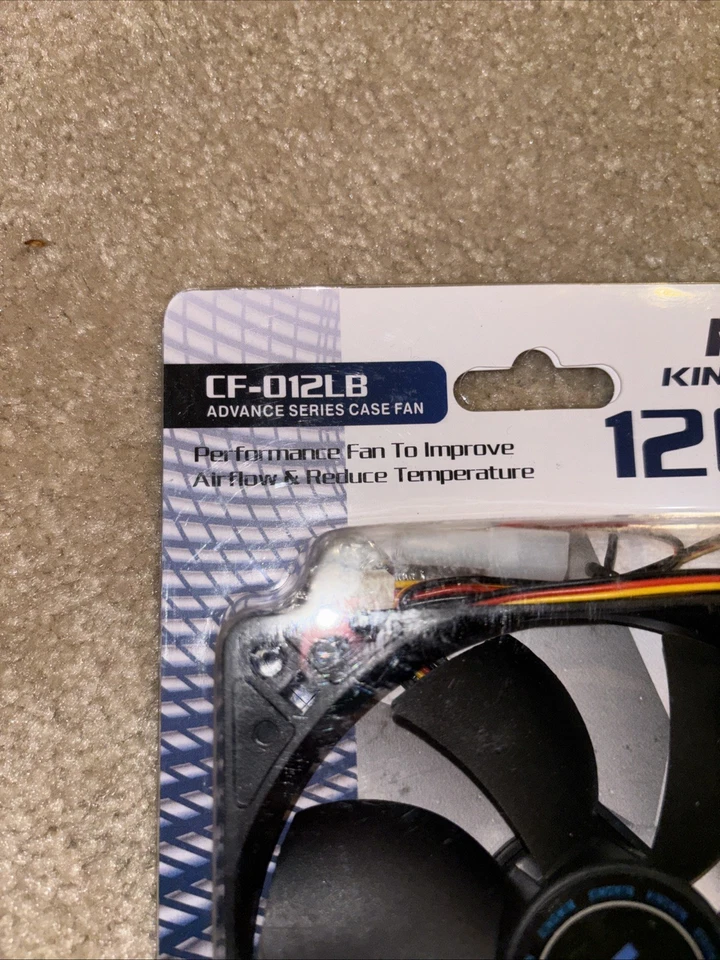 Kingwin CF-012LB 120 x 120 X 25 mm Long Life Bearing Advanced Series Case Fan - Image 2 of 4