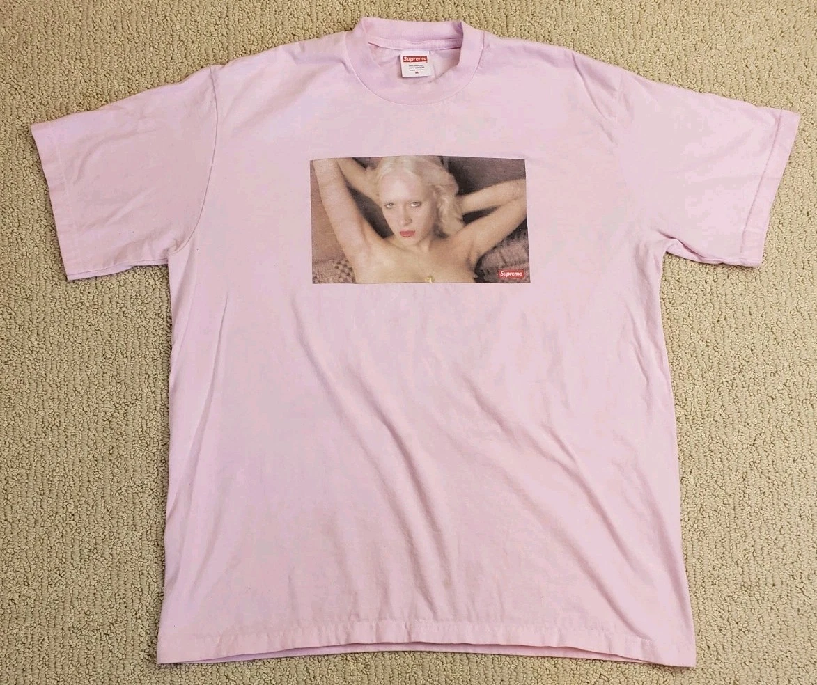 Tee shirt rose Supreme Gummo Dot (VOIR MESURES SUR PHOTOS)