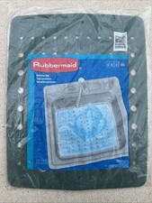 Vintage 1995 Hunter Green Rubbermaid Sink Protector Mat model 1292 12.8x15.9  