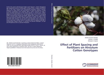 Ashish Suresh Deotalu (u. a.) | Effect of Plant Spacing and Fertilizers on...