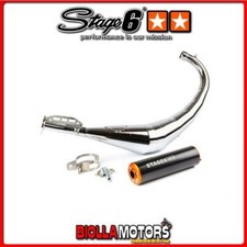 S6-9118904/BO Auspuff Stage6 Streetrace Chrom CNC orange/schwarz GENERIC Trig
