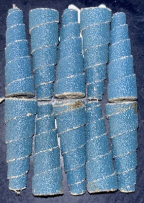 Standard Abrasives 1/2  Taper Cartridge Roll 727337 1/2X1-1/2X1/8  80G    10 Pcs