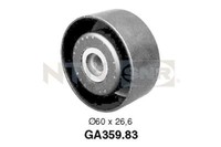 Snr GA359.83 Tensioner Pulley, V-Ribbed Belt For CitroËN Fiat Peugeot