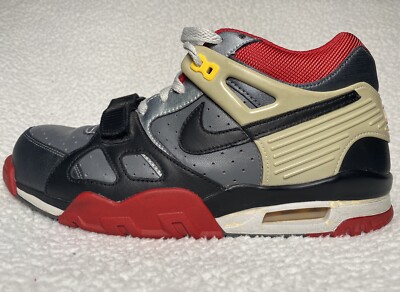 Nike Air Trainer 3 III Black Red Bo Jackson 679066 002  Sz. 8.5 Transformer!!!