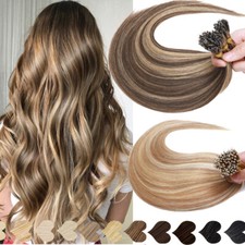 NANO RING Brazilian Real Human Hair 1G Loop Rings Beads Extensions Highlight 1g
