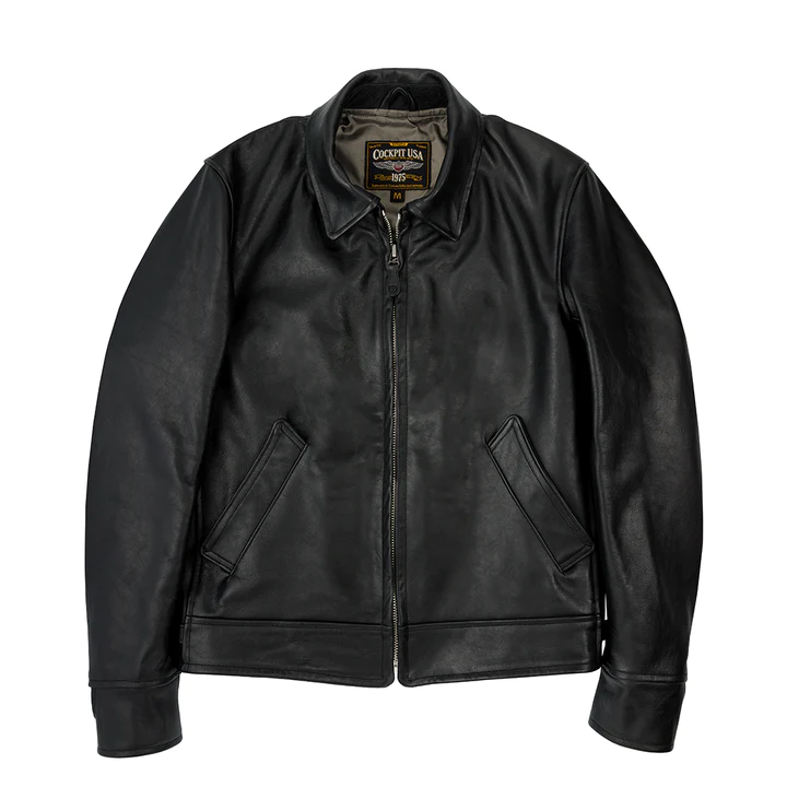 良品 COCKPIT USA ゴートレザートラッカージャケット　ビッグサイズ！ Explorer Jacket | Leather Adventure Jacket | Cockpit USA