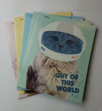 Mead Purrs  Grrrs Folders Variety of Animals on Covers Lot of 7 -3 Hole Punched