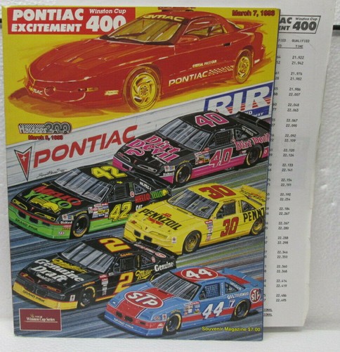 NASCAR SOUVENIR TRACK RACING PROGRAMS YOUR CHOICE SOME WITH STARTING LINEUP - Foto 12 di 25
