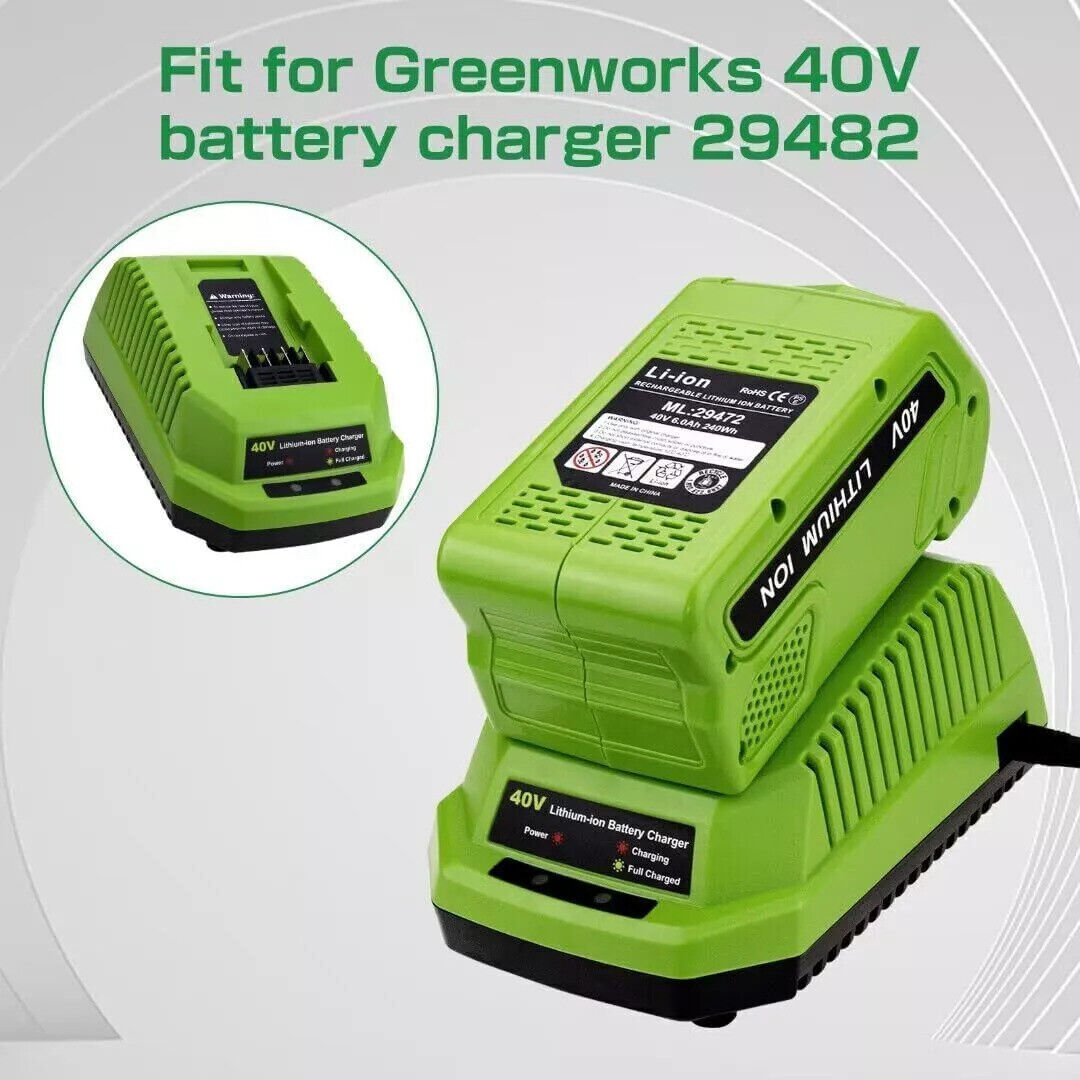 Batterie 40V 5.0Ah Exmate Pour GreenWorks G-MAX 29472 29282 2601102 - Li-Ion Haute Capacité