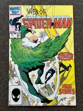 Web Of Spider-Man #24  Vulture Appearance  VF+ 1986 Marvel Comics